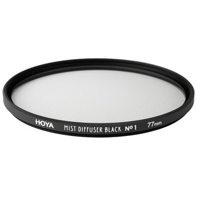 Hoya 77mm Mist Diffuser Black No. 1 Glass Filter