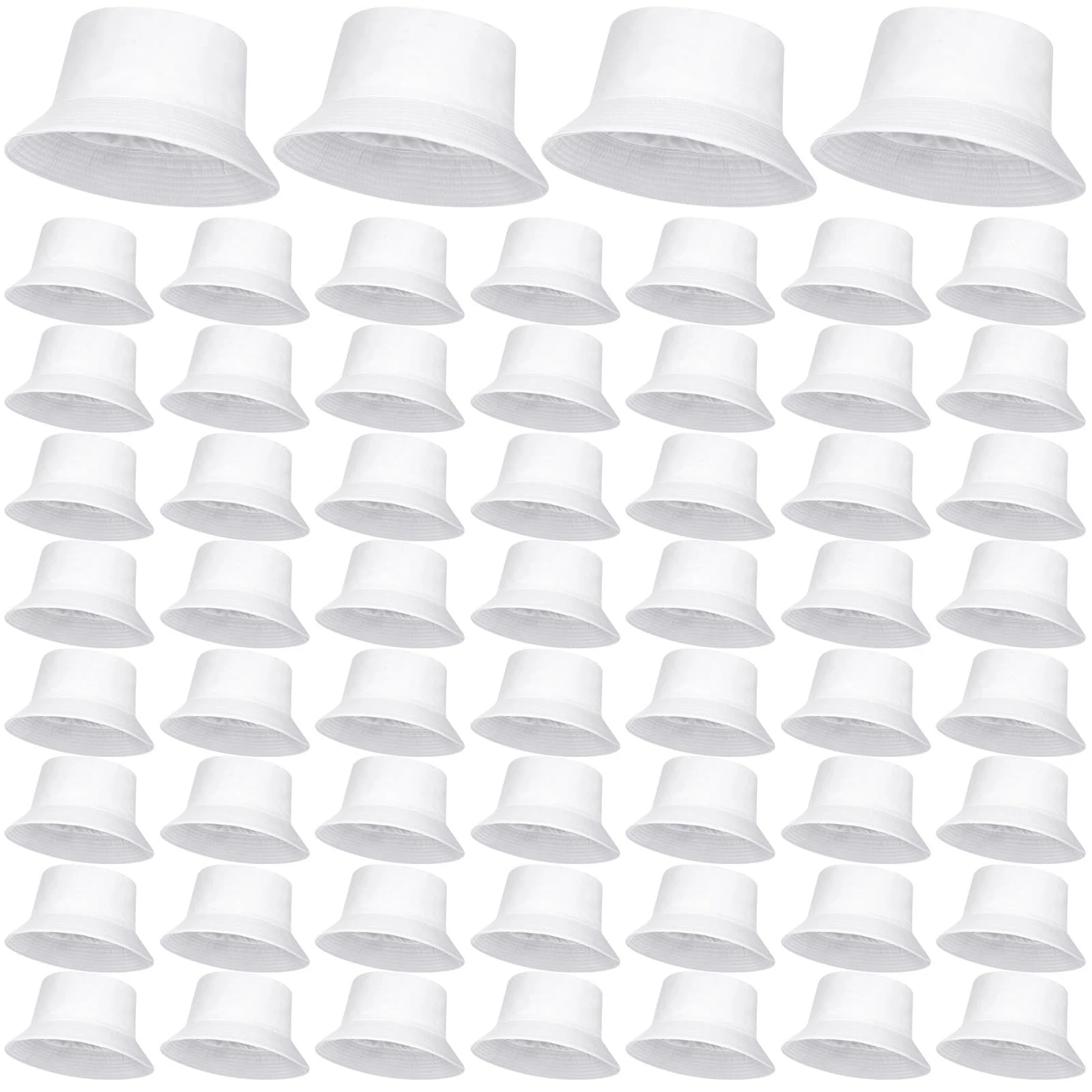 Mepase 60 Pcs Bucket Hat Bulk, Cotton Summer Cap Summer Solid Color Beach Get...
Opens in a new wind