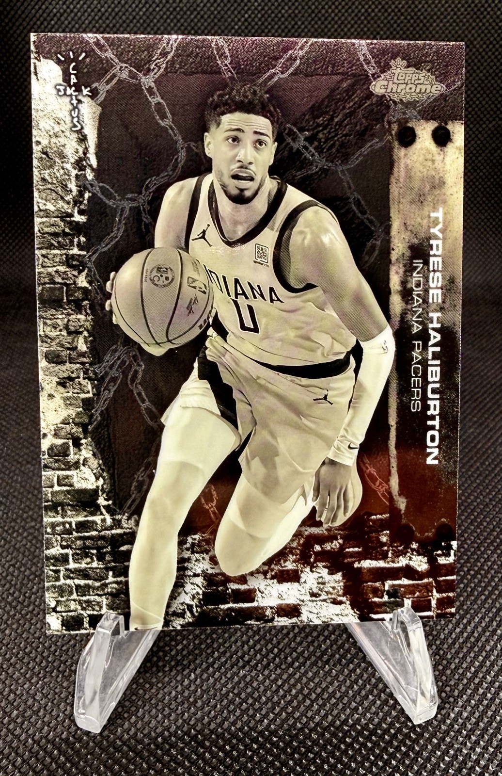 2025-26 Topps Chrome Cactus Jack - TYRESE HALIBURTON #15 Indiana Pacers 🔥🔥