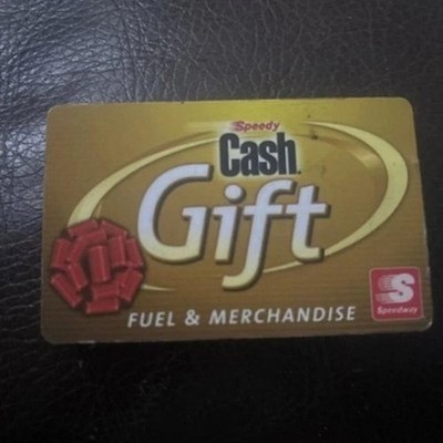 Speedway Gas Station Gold Logo Gift Card No $ Value Collectible