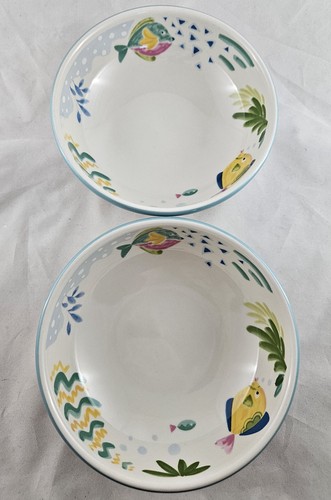 Studio Nova Barrier Reef 7 3/4” Pasta Bowls-set of 2