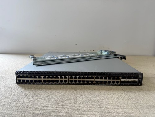 Dell S4048T-ON 48-Port 48x 10Gb 6x 40G QSFP+ Network Switch Rails Tested - Picture 1 of 3