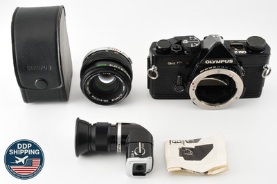 Read!! [Near Mint] Olympus OM-2 black SLR/ F.Zuiko auto-S 50mm F/1.8 Japan #88