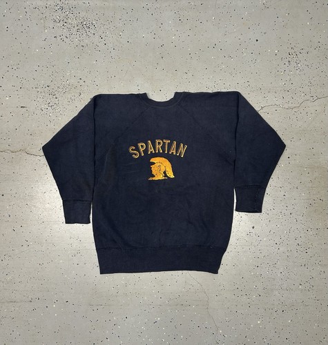 Vintage flock print sweatshirt - Gem Vintage flock print sweatshirt - Gem