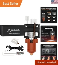 K1 Series Hotend Upgrade - Enhanced Ceramic Block & Metal Nozzle for Precision