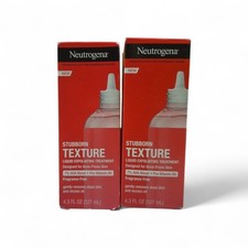 Lot Of 2 NEW Neutrogena Stubborn Texture Liquid Exfoliating Treatment 4.3 Fl Oz