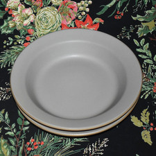 Heath Ceramics Set Of 2 Rim Line or Commune For Heath Sand Pasta Bowls