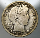1895 S Barber Half Dollar - Good+ !!