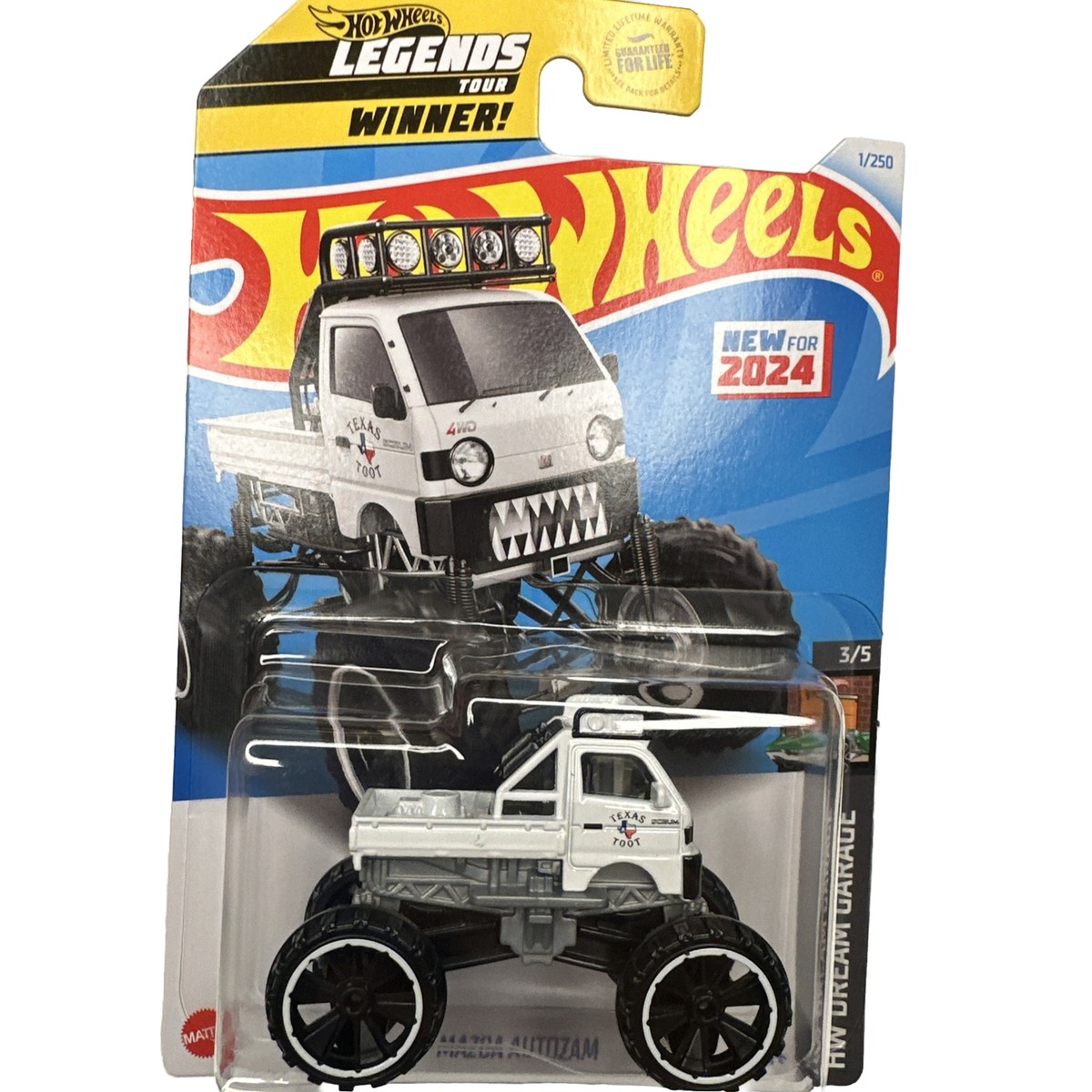Hot Wheels - New For 2024 Car - Legends Tour Winner - White MAZDA