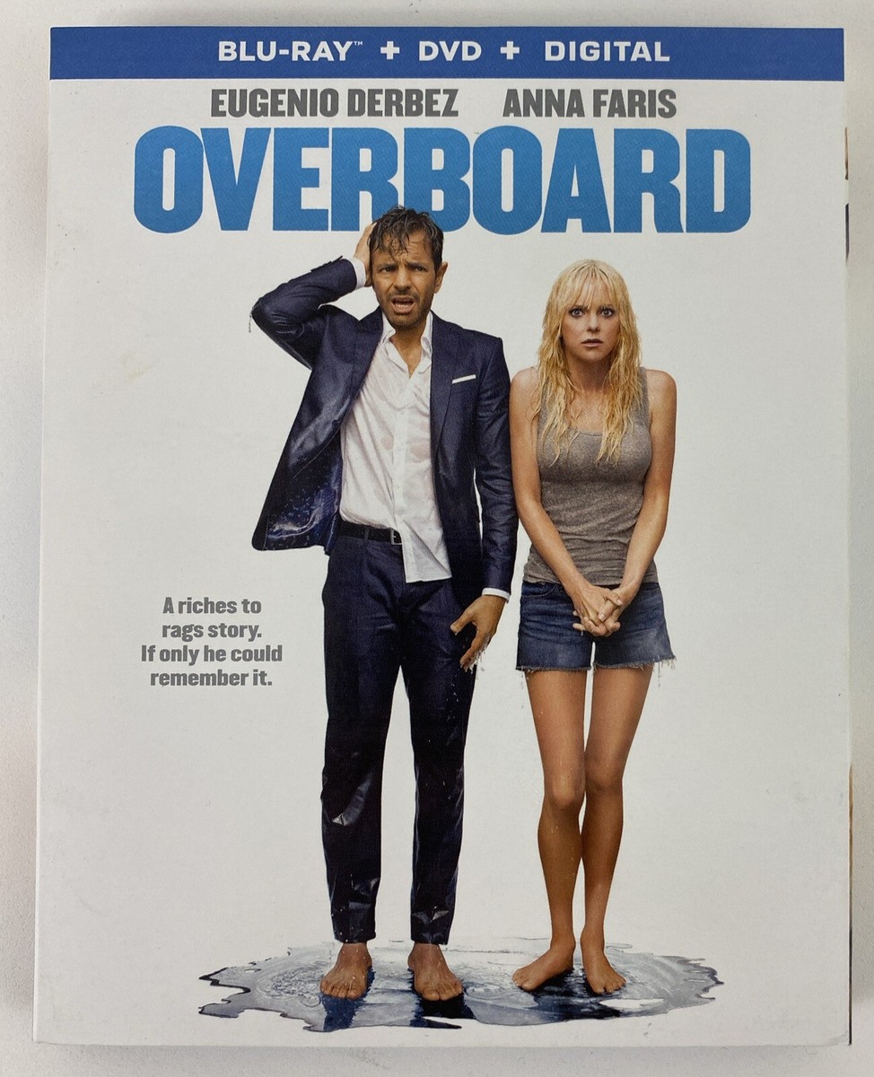 Overboard [Blu-ray + DVD] w/ Slipcover Anna Faris Comedy Movie
