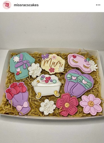 Mother's day cookie cutter and stamp set - spa facial bubble wine bathrobe slip - Picture 3 of 19