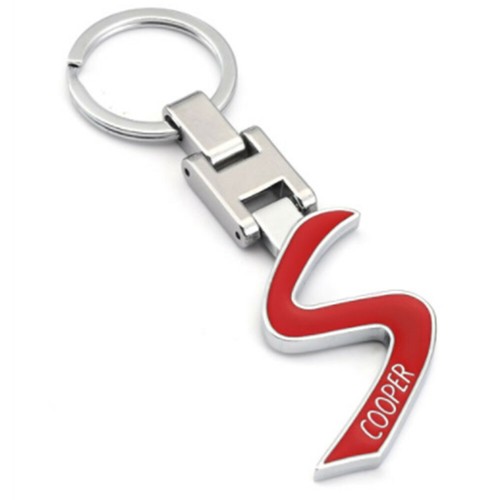 Metal Red S Car Keyring Keychain Key Chain Key Holder For Mini Cooper JCW F55
