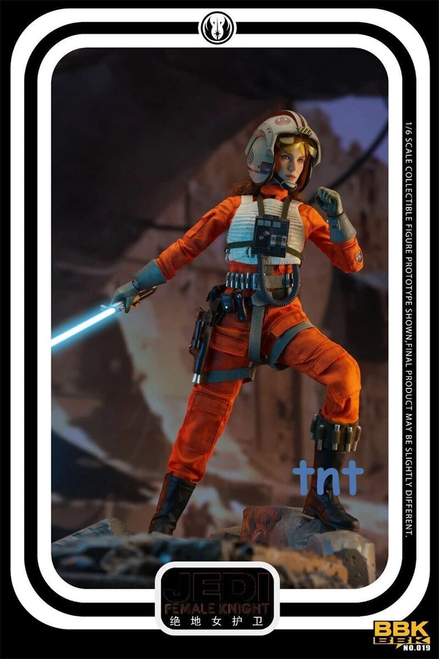 En stock Nuevo BBK BBK019 1/6 Jedi Caballero Femenino 12" Mujer Figura de Acción Modelo Foto 3 de 4