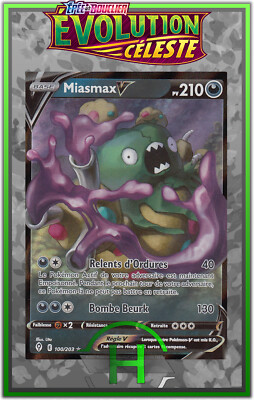 Miasmax V - EB07:Himmlische Evolution - 100/203 - Französische Pokemon Karte Neu