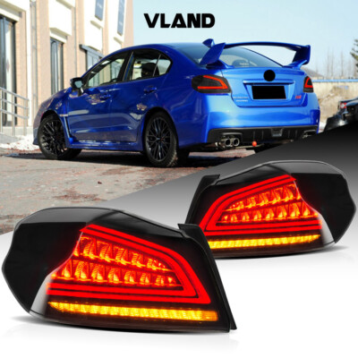 Smoked LED Tail Lights Sequential Turn SignalFor 2015-2021 Subaru