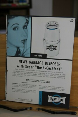 Brochure Given Manufacturing Co Waste King Pulverator Disposer Garbage LA CA