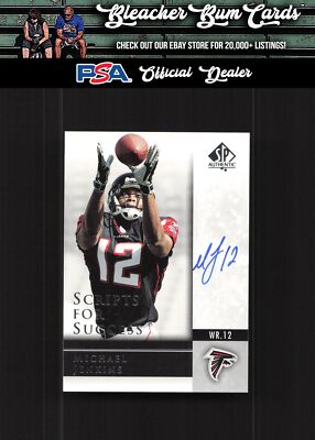 2004 SP Authentic SS-MJ Michael Jenkins Scripts for Success Autographs