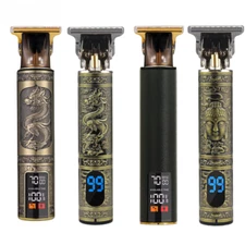 Trimmer Hair Cutting Machine LCD Display T9 Metal Shaver Travel Portable Barber