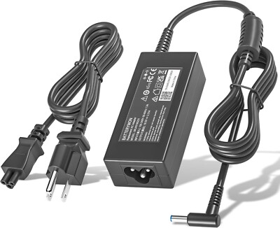 Charger for HP Laptop Computer 45W Smart Blue Tip Power Adapter