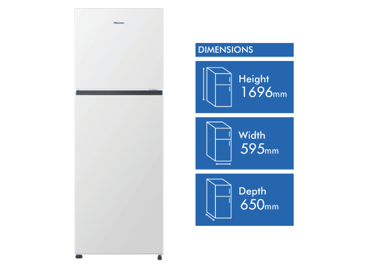 Hisense 326L Top Mount Refrigerator HRTF326 9337640007122 eBay