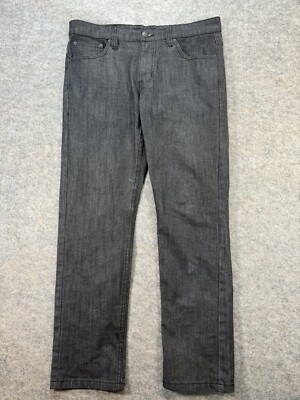 Victorious Jeans Men 34X30 Black Stretch Casual Pockets Comfort Embroidered Logo