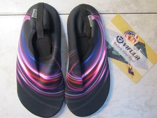 NIB VIFUUR-FU Water Shoe/Beach/Casual Black Neon Unisex Shoes EU 40-41