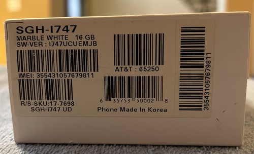 Samsung Galaxy S3 III Empty Box, Slip Cover & books Only!! NO PHONE!! - Picture 2 of 6