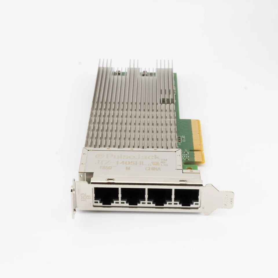 Dell 008XJ7 Intel Quad Port 10GB RJ-45 Low Profile Network Card - Image 2 of 4
