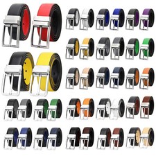 Falari Men's Reversible Dress Belt Genuine Leather Belt Enclosed in Gift Box