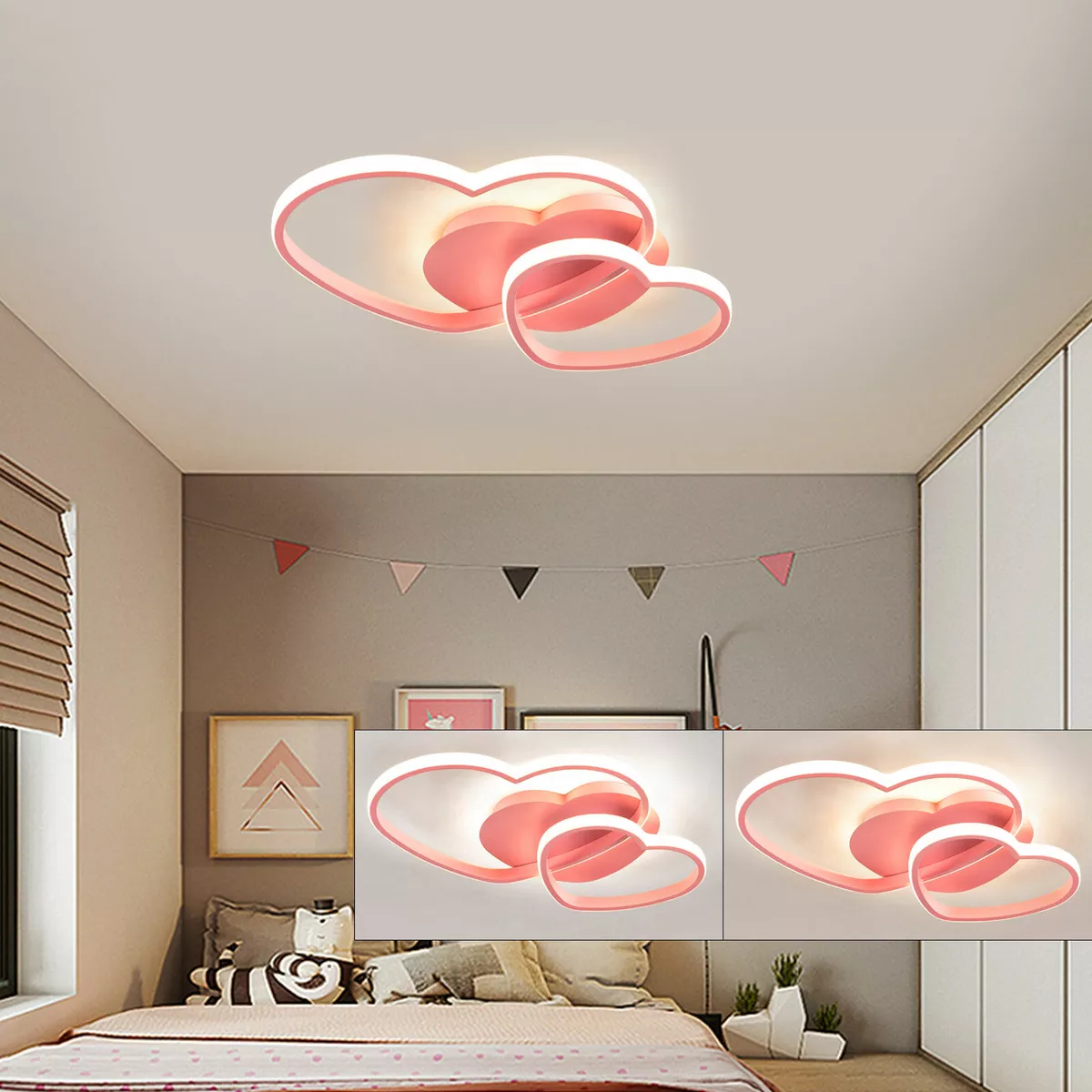 Heart shaped ceiling light deals