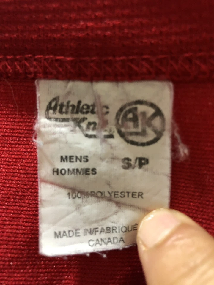 Camiseta deportiva tejida hockey práctica/jugar poliéster adulto S roja Foto 3 de 3