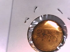 Token U S M. B. T. A. Souvenir 'Sail Boston' brass 1992