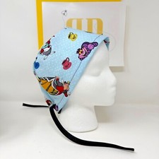 Wonderland Characters Unisex Skull/Chemo Surgical Scrub Hat/Cap