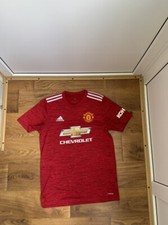 MANCHESTER UNITED JERSEY HOME FOOTBALL SOCCER SHIRT 2020 2021 ADIDAS MENS sz M