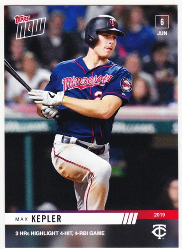2019 Topps Now 340 Max Kepler