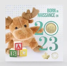 Canada Born in 2023 Five Coin Baby Gift Set in Original RCM Packaging!!