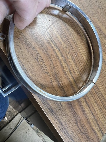 1962 1963 1964 Impala Bel Air Biscayne Headlight Retaining Ring #31 - Picture 7 of 10