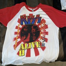KISS - ALIVE II - Jersey USA Tour 2012 American Apparel XL New