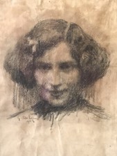 Tableau, Portrait De Femme De