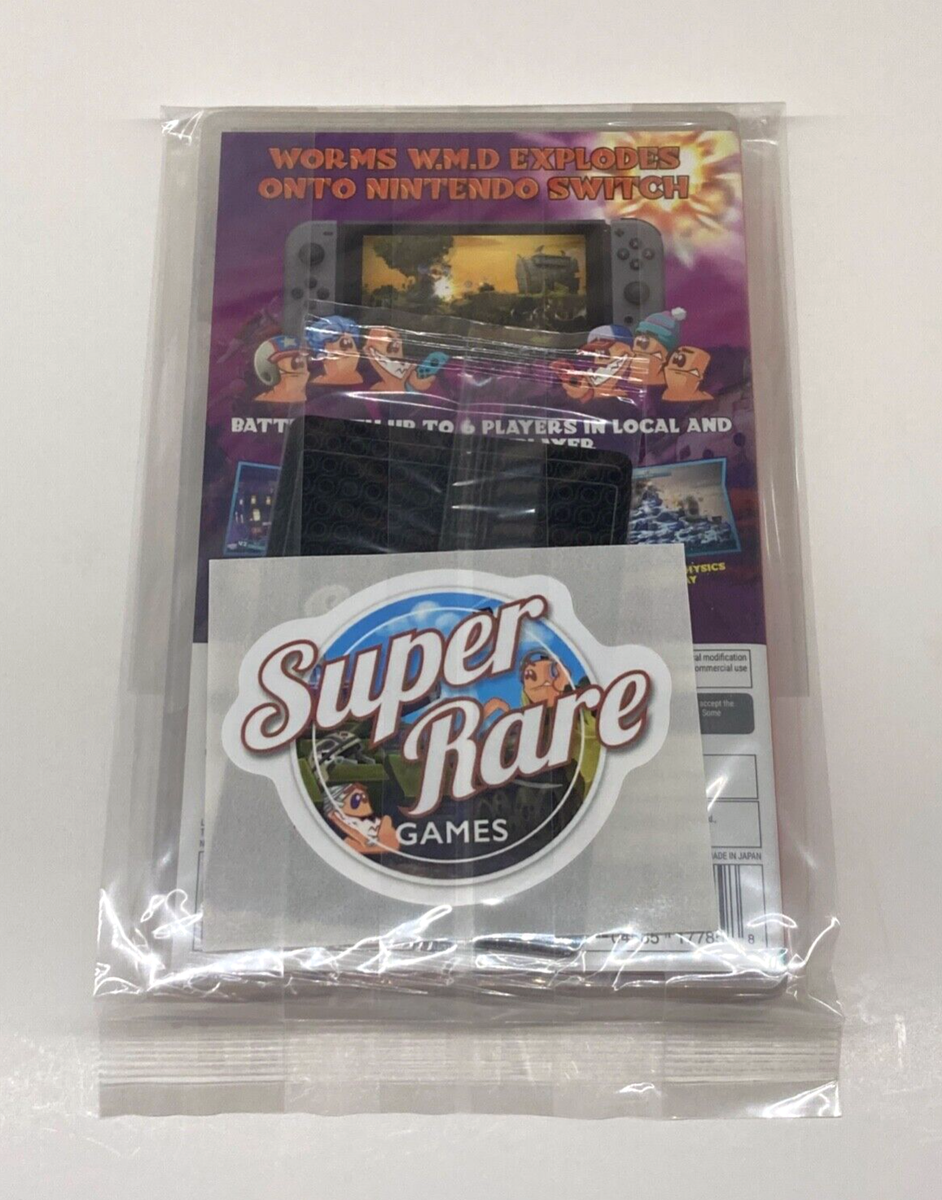 Worms WMD Super Rare Games #6 Nintendo Switch BRAND NEW