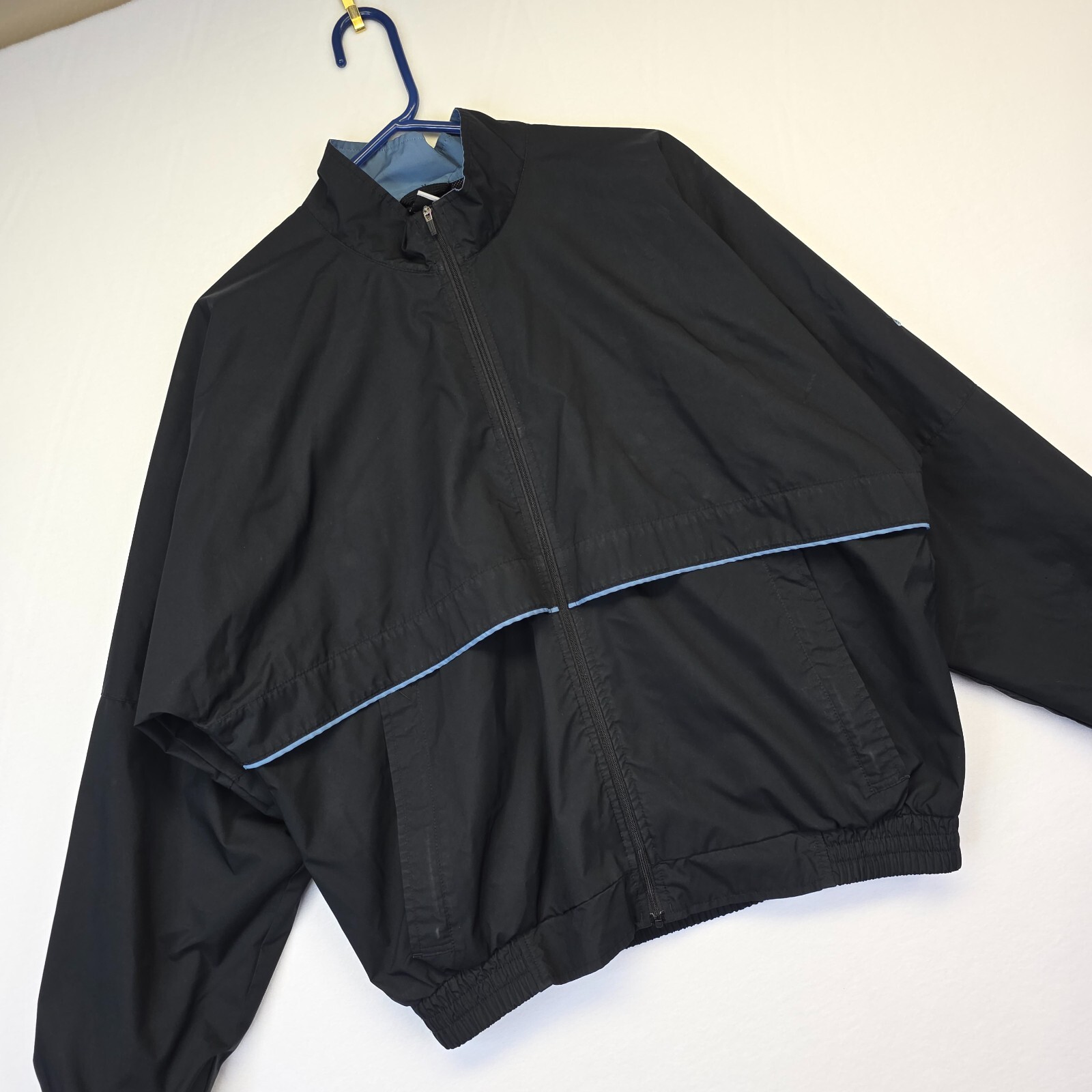 SACAI X NIKE Giacca a vento Nike Golf Uomo M Nera Full Zip Impermeabile Clima Fit Gorpcore