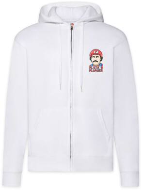 Plata O Plumber Zipper Hoodie Pablo Narcos Fun Games Gaming Game Geek Nerd Plomo