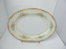 Vintage Noritake "Lares" Oval Serving Platter 13.75" x 10.25" - VGC