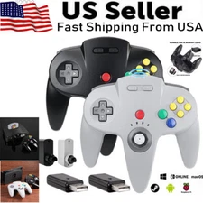Wireless N64 Switch Online Controller for N64 /Switch Online/NSO Win PC iOS Mac