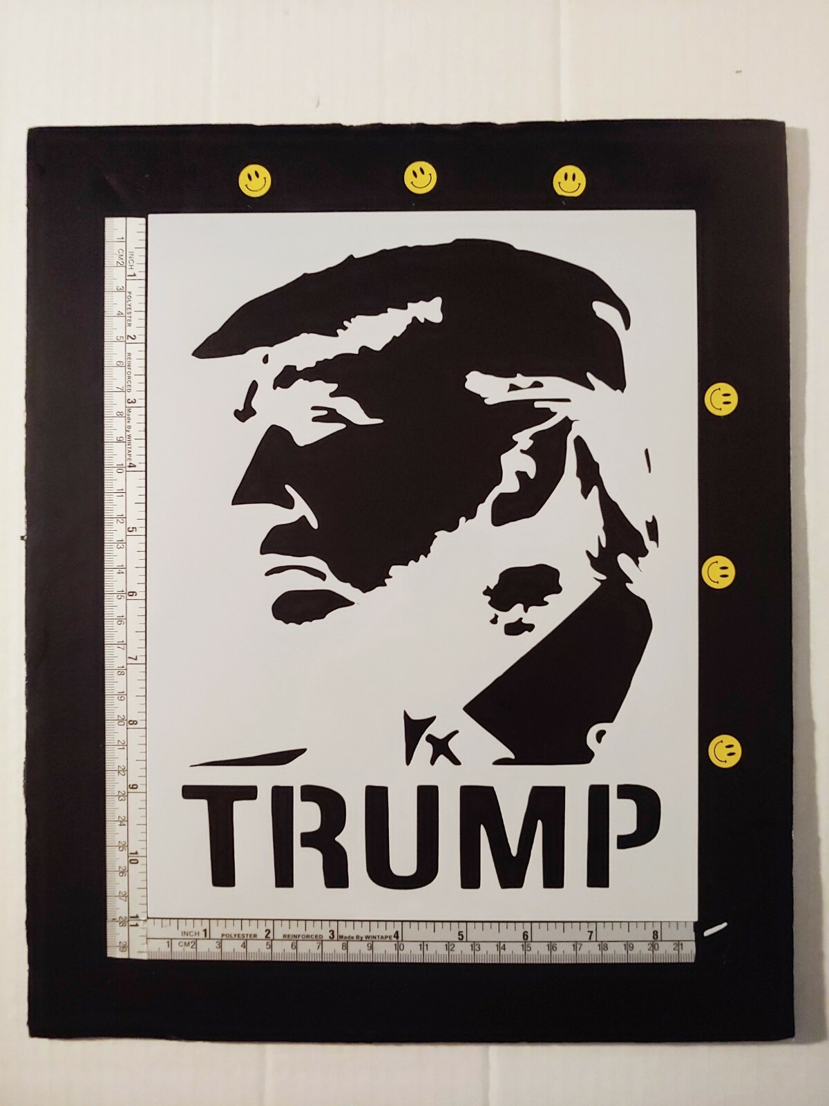 Donald Trump President Profile 8.5 x 11 Custom Stencil FAST FREE