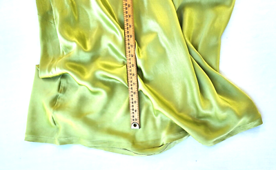 DISSH Women's Maxi Satin Lime Green Sleeveless Dress New Sz 12 | eBay