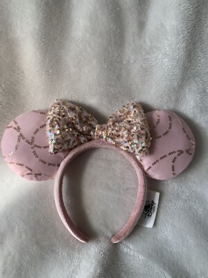 Disney Parks Best Day Ever Tangled Pink Minnie Ears Headband