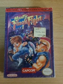 Mighty Final Fight (Nintendo) NES (Nintendo outer wrapping  still on Box!) Real!