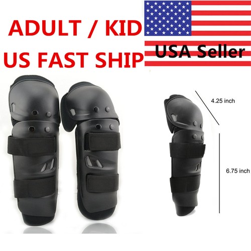 Adult Youth ATV Motorcycle Motocross Knee Shin Elbow Leg Guard Pad Protector USA