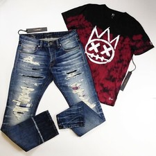 Cult of individuality 2p set mens 100 Authentic Jeans size 31 L34 and t-shirt M